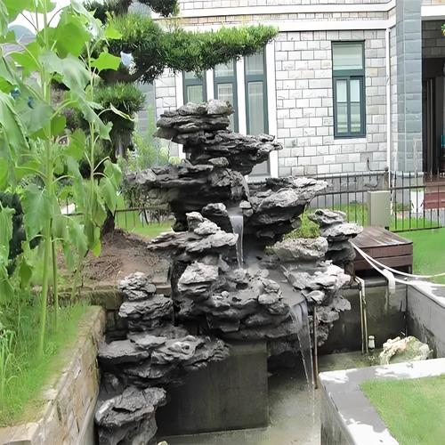 焦作济源酒吧假山 假山厂家烟台千层石基地假山生产厂家 山东莒南假山