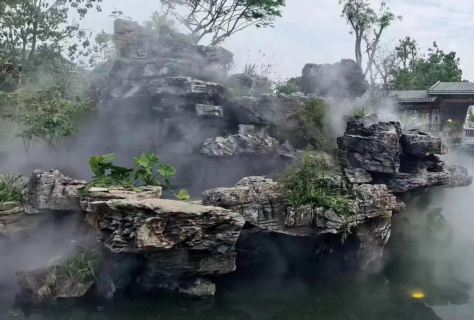 英石假山:自然韵味与艺术精致的完美结合